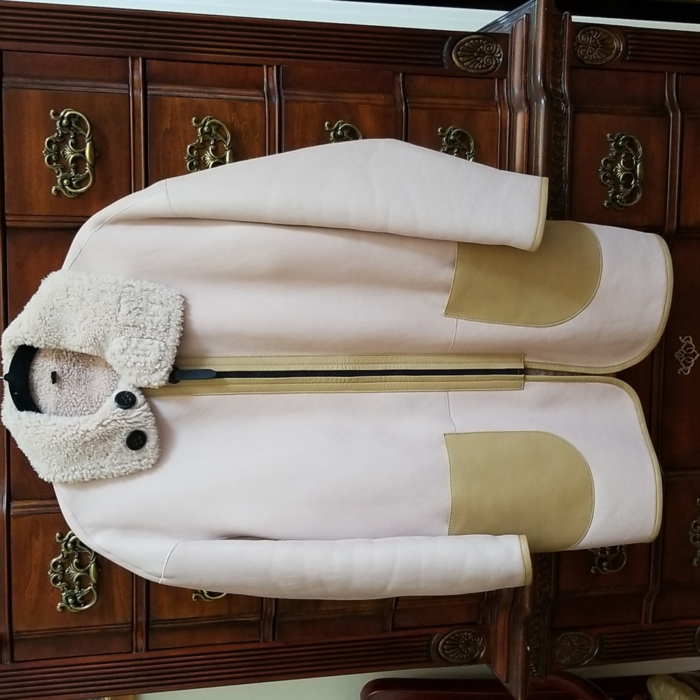 Coach Reversible Shearling Jacket New Without Tags - image 5